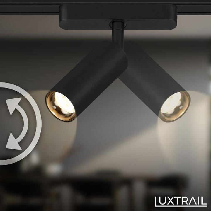 Produktbild Briloner LUXTRAIL NV Schienensystem - Erweiterungs-Set, Schwarz, 2x LED / 5W (450 lm)