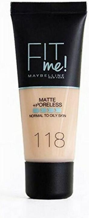 Actual product image Maybelline New York Fit me! Matte&Poreless (320 Natural Tan)
