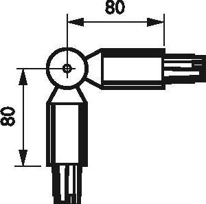 Produktbild Philips 3-Phasen-Stromschiene-Flexible Kupplung 38136799