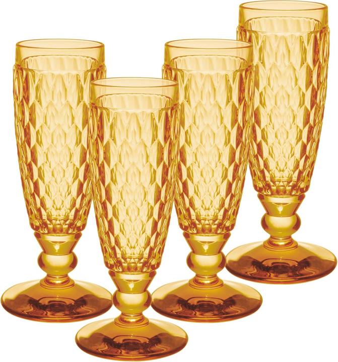 Villeroy & Boch Boston Coloured Champagne Glasses (14.50 cl, 4 Glasses, Champagne glasses)