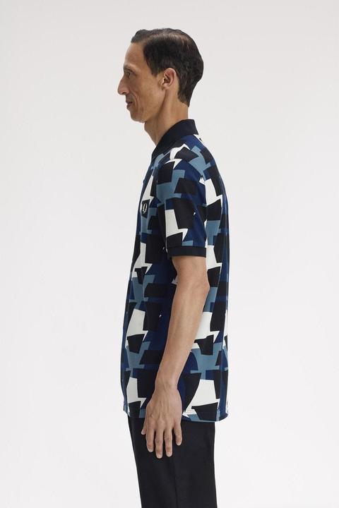 Actual product image Fred Perry Printed Polo (M)