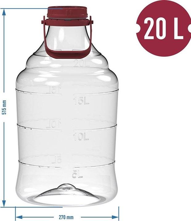Image du produit Browin Unbreakable Demijohn 20l Handle/Airoks