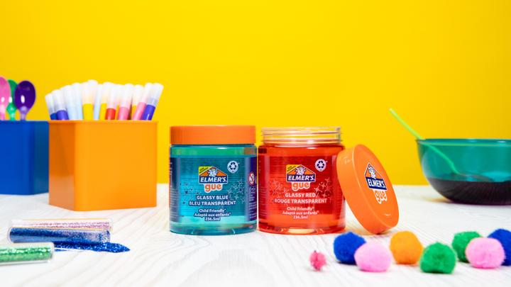 Actual product image Elmer's ready-made slime pink 236ml tin