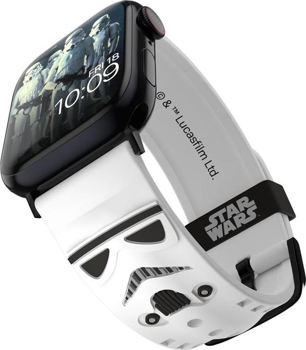 Immagine prodotto Moby Fox Star Wars - Apple Watch Armband 38/40/41/42/44/45/49 mm (Stormtrooper 3D) (Silicone)
