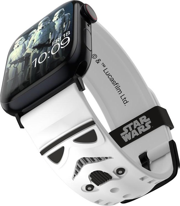 Actual product image Moby Fox Star Wars - Apple Watch Armband 38/40/41/42/44/45/49 mm (Stormtrooper 3D) (Silicone)
