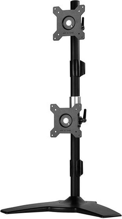 Actual product image Silverstone SST-ARM24BS - Vertical Dual Monitor Arm (Table, 24.02", 8 kg)