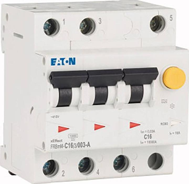 Produktbild Eaton MOE FRBMM-C16/3/003-A FI/LS-Schalter, 16A, 30mA, C-Char.