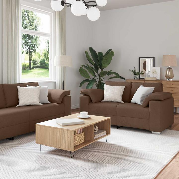 Produktbild vidaXL Leinen Sofa (2-Sitzer, 3-Sitzer)