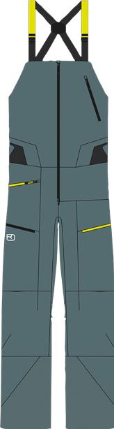 Produktbild Ortovox 3L Deep Shell Bib Pants (S)
