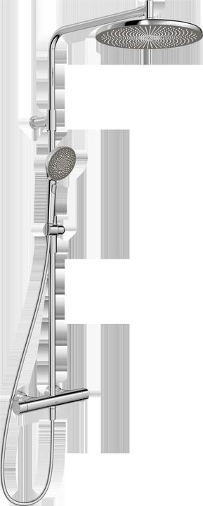 Actual product image Hansa aurelia - doucheset met thermostaat, diameter 30 cm, 3 jets, chroom