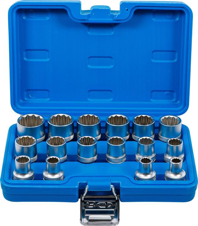 Actual product image BGS Socket spanner socket set (8 mm, 9 mm, 10 mm, 11 mm, 12 mm, 13 mm, 14 mm, 15 mm, 16 mm, 17 mm, 18 mm, 19 mm, 20 mm, 21 mm, 22 mm, 24 mm)