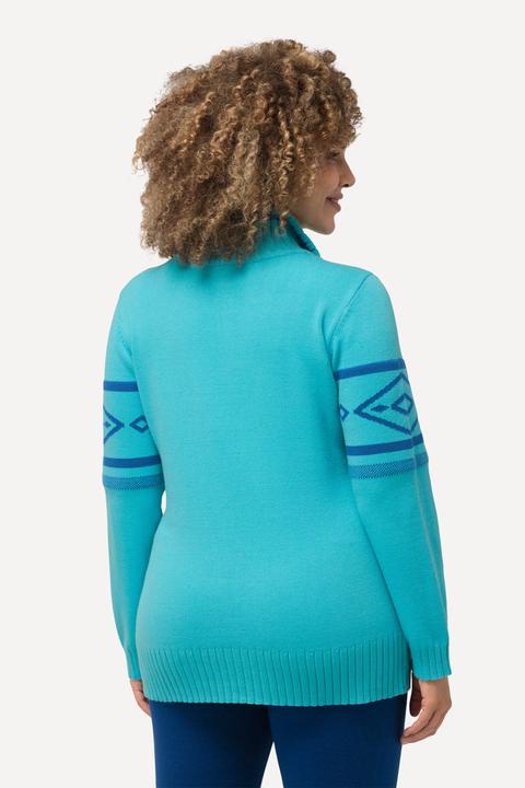 Immagine prodotto Ulla Popken Maglione dal taglio aderente con APRÈS-SKI, collo alto e maniche lunghe (42, 44)