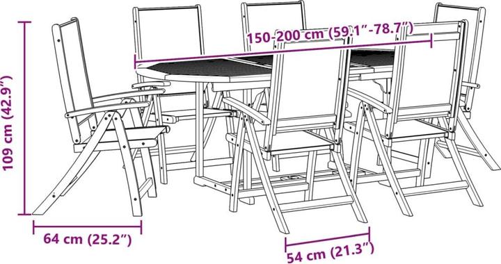Produktbild vidaXL Keilani (100 cm)
