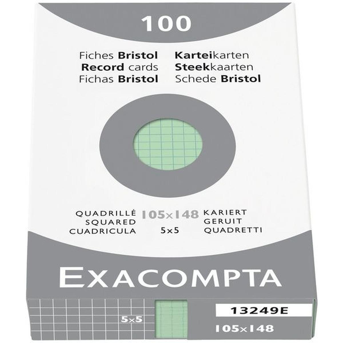 Thumbnail - Exacompta, Karteikarten, Karteikarten (74 x 105 mm, 205 g/m², 100 x)