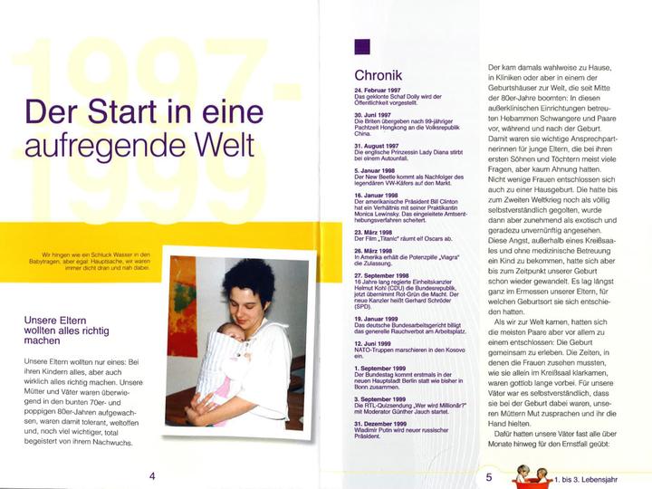 Produktbild Wir vom Jahrgang 1997 (Deutsch, Claudia Brandau, Johanna Eichler, 2014)