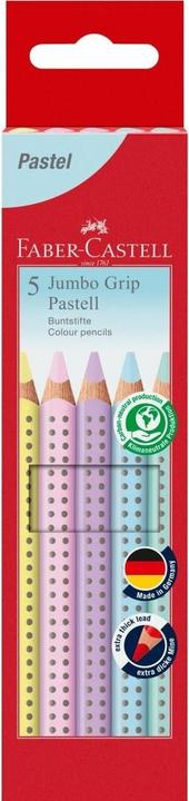 Faber-Castell Kleurpotloden Jumbo Grip Pastel (Gesorteerd, 5 x)