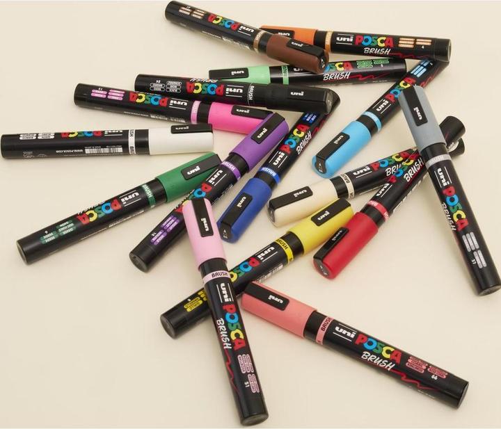 Produktbild Posca - Brush PC-5BR - Hvid (401506-52) (1x)