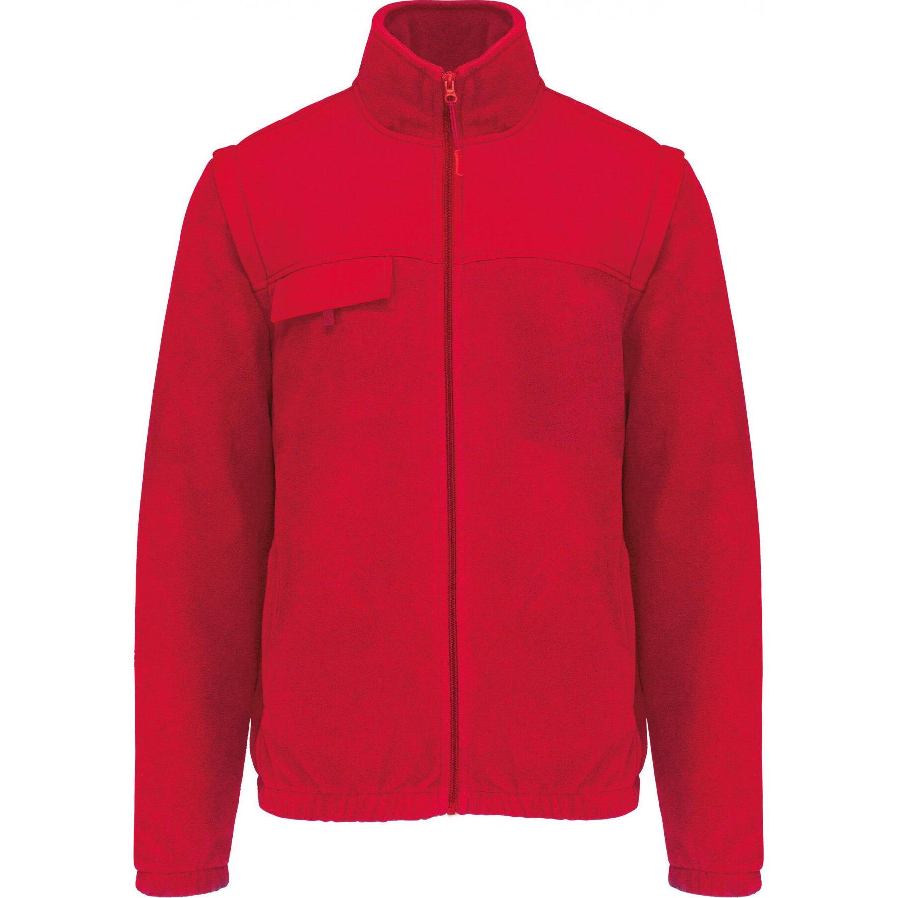 Kariban, Arbeitsjacke, Fleece mit Reissverschluss abnehmbare Ärmel (3XL)
