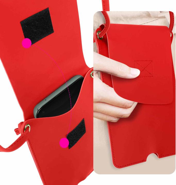 Image du produit Avizar Étui pour téléphone portable en similicuir avec compartiment pour carte Series (Universel)