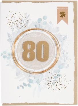 Image du produit Good Old Friends Jubelkarte "80" von