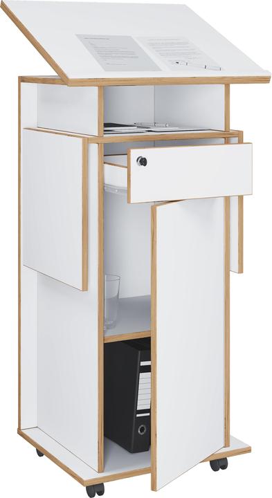 Immagine prodotto VCM Holz Stehpult Rednerpult Rollen Salia T