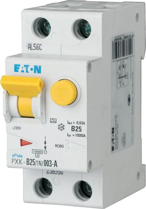 Produktbild Eaton PXK-B25/1N/01-F Fi/LS 193566Kombischalter B 25A 1+N 100mA 193566