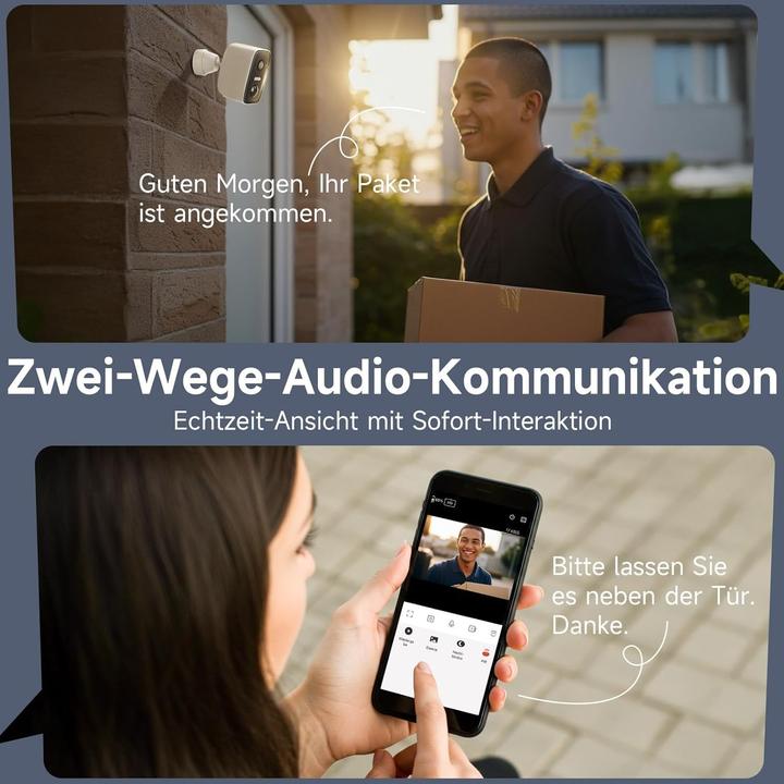 Actual product image Rollei Überwachungskamera Wireless Security Cam 2K (2304 x 1296 Pixels)