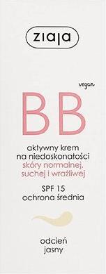 Actual product image Ziaja Bb Cream Normal And Dry Skin Spf 15 - Bb Cream Shade Light (Light)