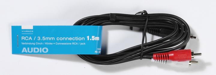 Produktbild Vivanco 3.5mm - 2x Cinch (1.50 m, AUX Kabel, Cinch Kabel)