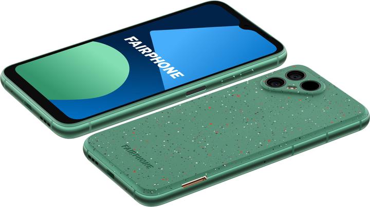 Actual product image Fairphone 4 (256 GB, Green Speckled, 6.30", SIM + eSIM, 5G)