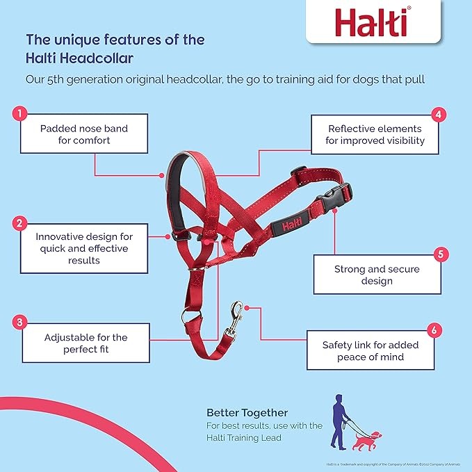 Produktbild Company of Animals Halti Red Kopfgeschirr 3 (3, Hund)