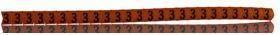 Produktbild HellermannTyton Kabelmarkierer 2,25-5,0mm "3" orange (129 mm, 250 Stk.)