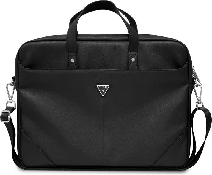 Produktbild Guess Torba GUCB15PSATLK 16" czarny/ black Saffiano Triangle Logo (16")