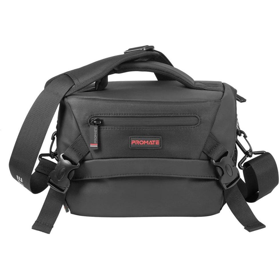 ProMate ARCO-L Compact SLR-Kameratasche mit einstellbarem Fach schwarz, Borsa fotocamera, Nero