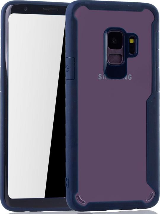 Produktbild König Design Handyhülle für Samsung Galaxy S9 Schutzcase Backcover Bumper Etuis Rahmen Blau (Samsung Galaxy S9+)