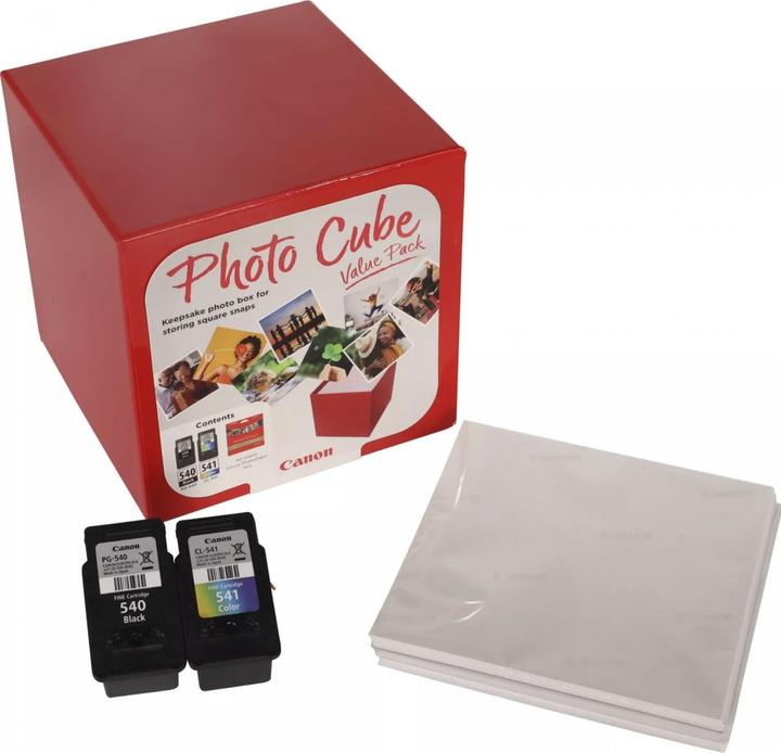 Produktbild Canon PG-540 / CL-541 Photo Cube Value Pack PP-201 13x13 cm 40 Bl (M, C, BK, Y)