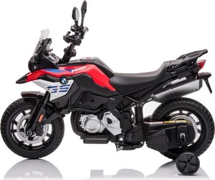 Actual product image Es-toys Elektro Kindermotorrad BMW F850 GS – 12V7A Akku – mit Stützräder, Musik und Lichter -EVA Reife (12 V)