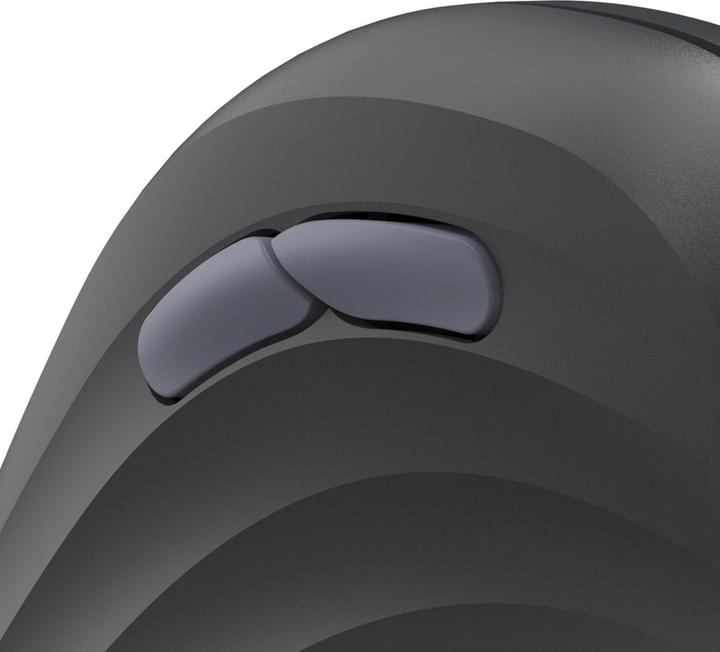 Actual product image Hama Vertikale, ergonomische Linkshänder-Maus „EWM-500L“, Funk, 7 Tasten,Schwarz (Wireless)