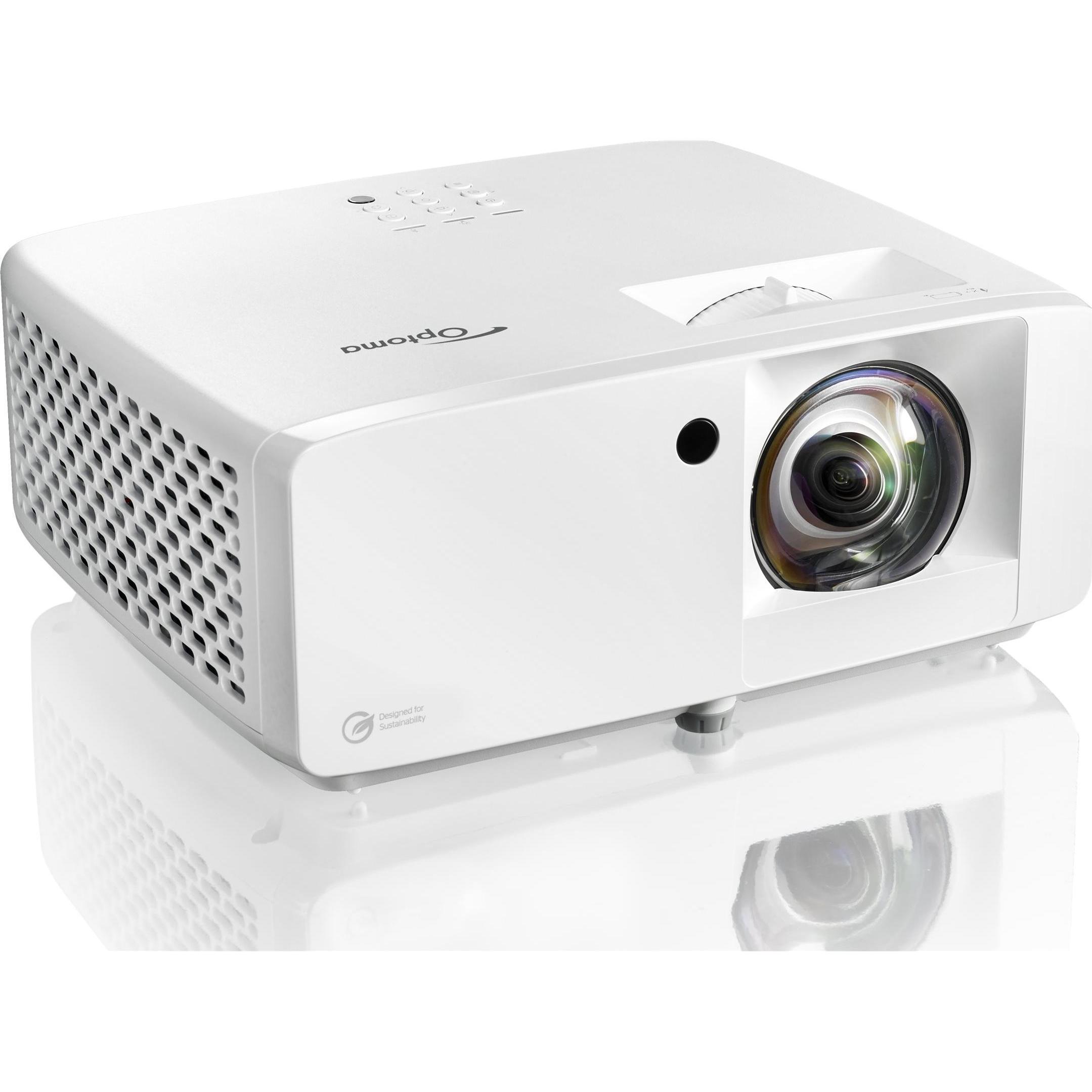 Optoma UHZ35ST (4K, 3500 lm, 0.49:1), Proiettore, Bianco
