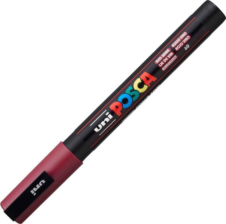 Productafbeelding Posca Fijne marker PC-3M (Rood, 1.30 mm, 1 x)