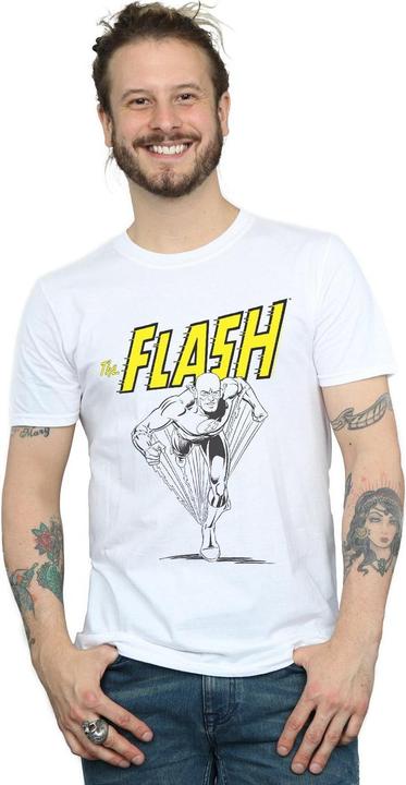 Actual product image Mens The Flash Mono Action Pose T-Shirt (4XL)