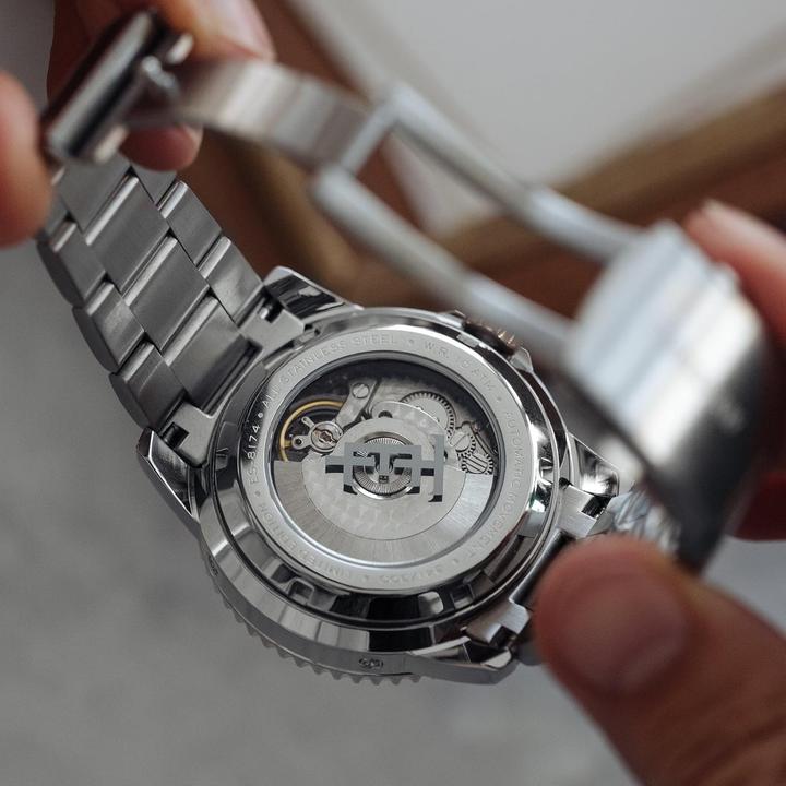 Actual product image Thomas Earnshaw ES-8174-55 Duncan Grand Date Open Heart 43mm (Analogue wristwatch, 43 mm)