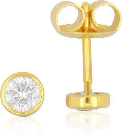 Immagine prodotto Muau Orecchini con montatura (Oro giallo 750/18 carati)