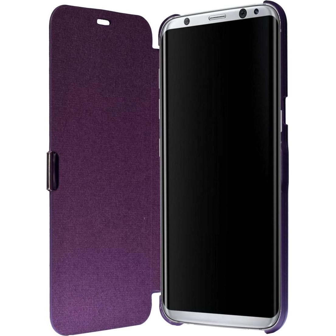 König Design Handyhülle für Samsung Galaxy S8 Plus Schutztasche Wallet Cover 360 Case Violett (Samsung Galaxy S8+), Smar...