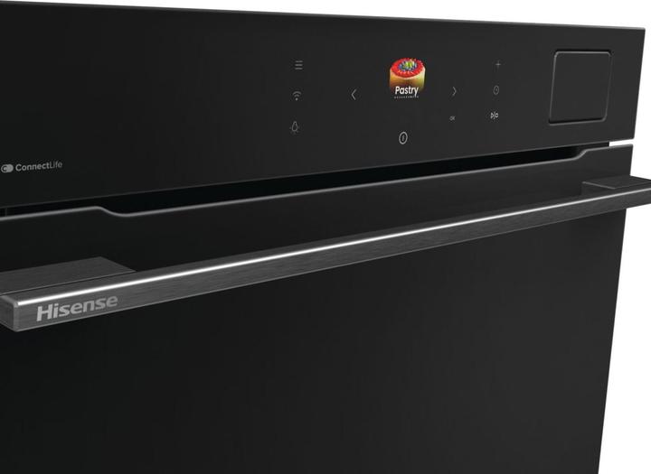 Actual product image Hisense Dampfbackofen BlackGlass HI8 BFS 615S8B Glasfront schwarz