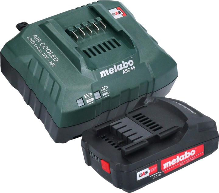 Produktbild Metabo BS 18 LTX BL I Akku Bohrschrauber 18 V 130 Nm Brushless + 1x Akku 2,0 Ah + Ladegerät