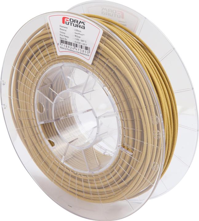 Produktbild Formfutura EasyWood - Weidenholz (2.85 mm - 500 gram) - 1 Stück(e) - 500 g (PLA, Holz, 2.85 mm, 500 g, Gelb, Braun)