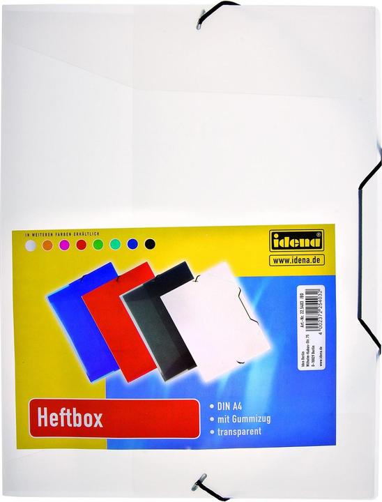 Immagine prodotto Idena Cartella A4 con elastico PP trasparente (A4, 1 x)