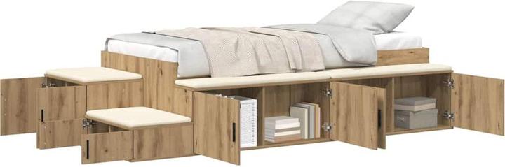 Actual product image VidaXL Storage bed frame white 90x200 cm (90 x 200 cm)