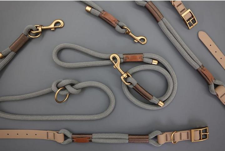 Immagine prodotto Kerbl Collare Monte Carlo, marrone/grigio, 8 mm x 30-40 cm (Cane, Passeggiare)